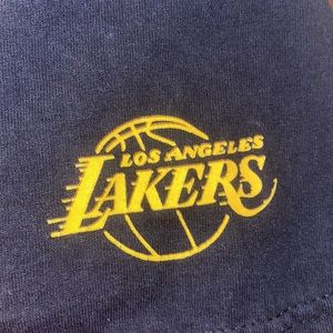 Black lights out tshirt Lakers basketball